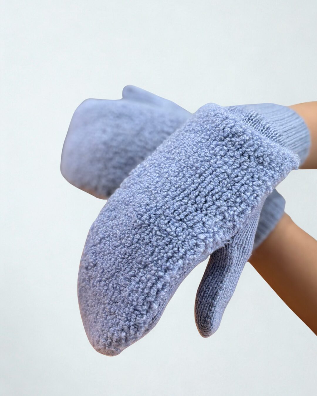 Double Layered Cashmere Mittens - image 4