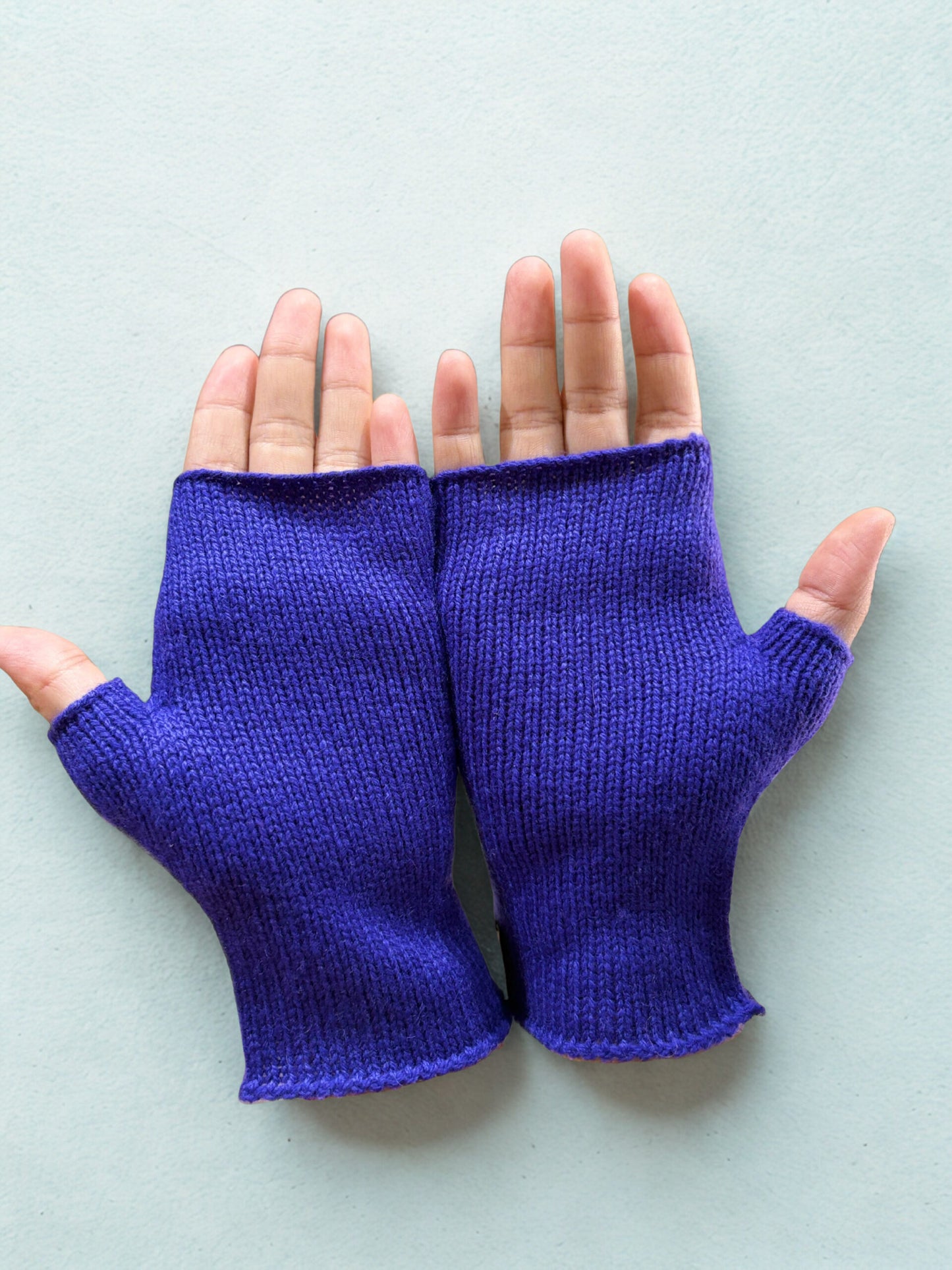 Cashmere Fingerless Gloves - image 9