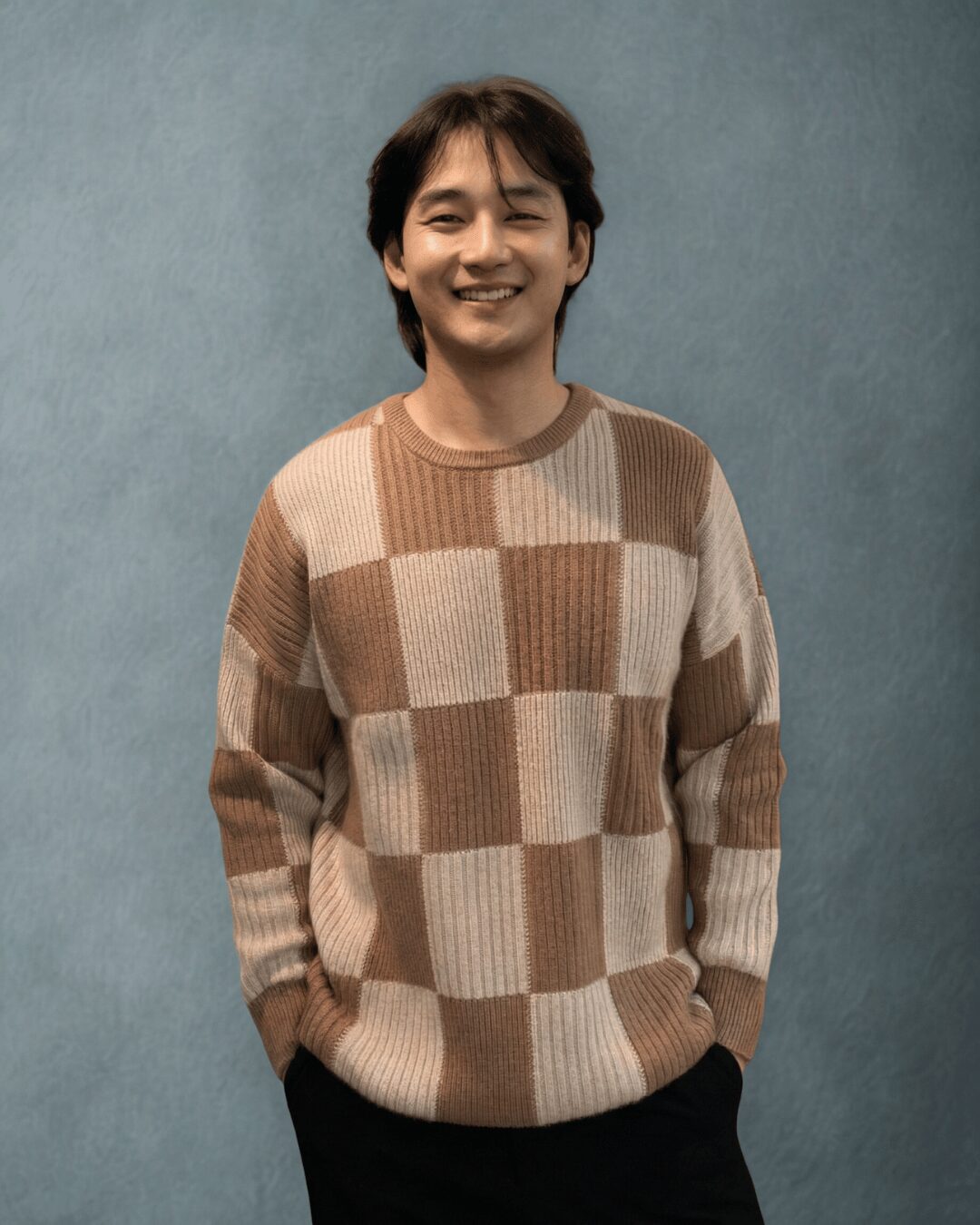 Artisan Checkered Cashmere Sweater - image 6