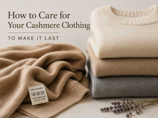 How to Care for Your Cashmere Clothing to Make It Last