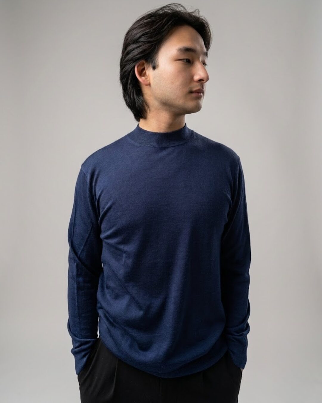 The Silk Cashmere Mock Neck - image 4