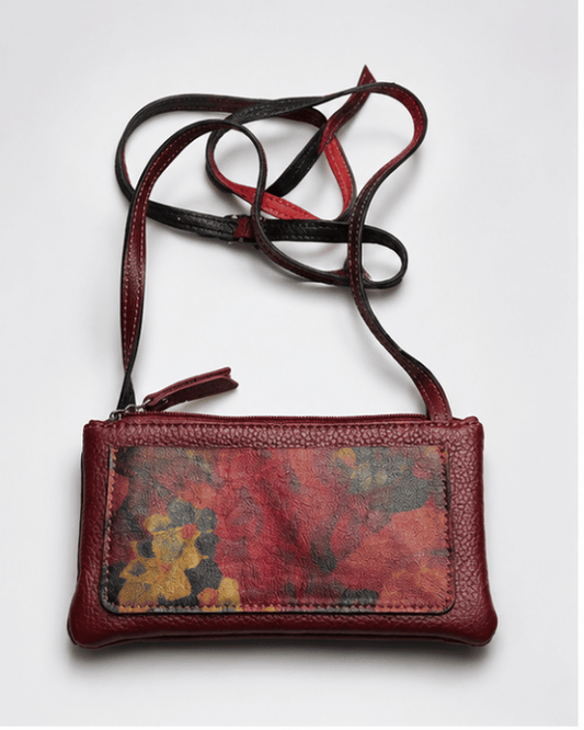 Classic Minimalist Leather Crossbody Pouch