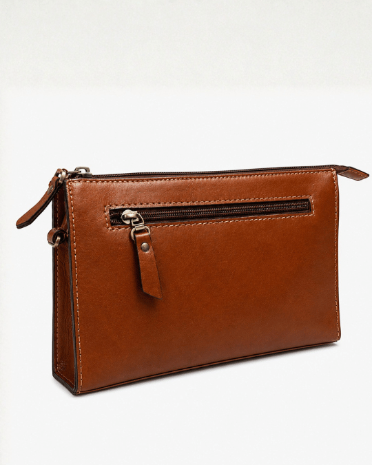 Leather Envelope Top Handle - image 3