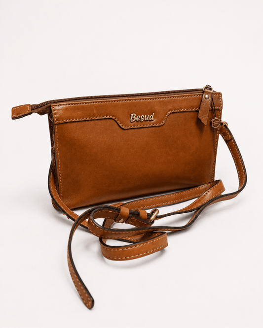 Leather Envelope Top Handle