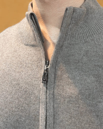 Cashmere Unisex Zip Cardigan - image 11