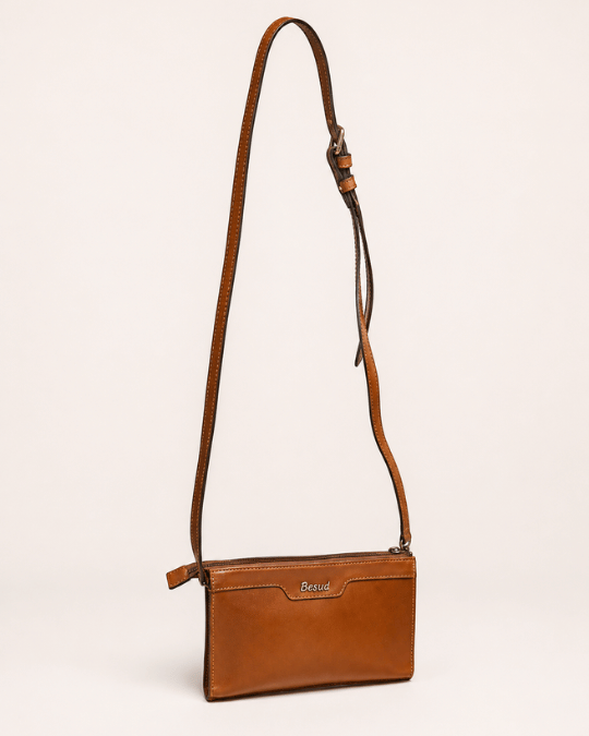 Leather Envelope Top Handle - image 5