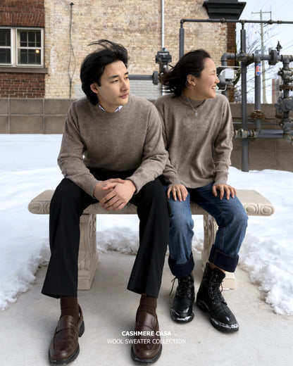 Women's Wool Mock Neck Pullover - image 6