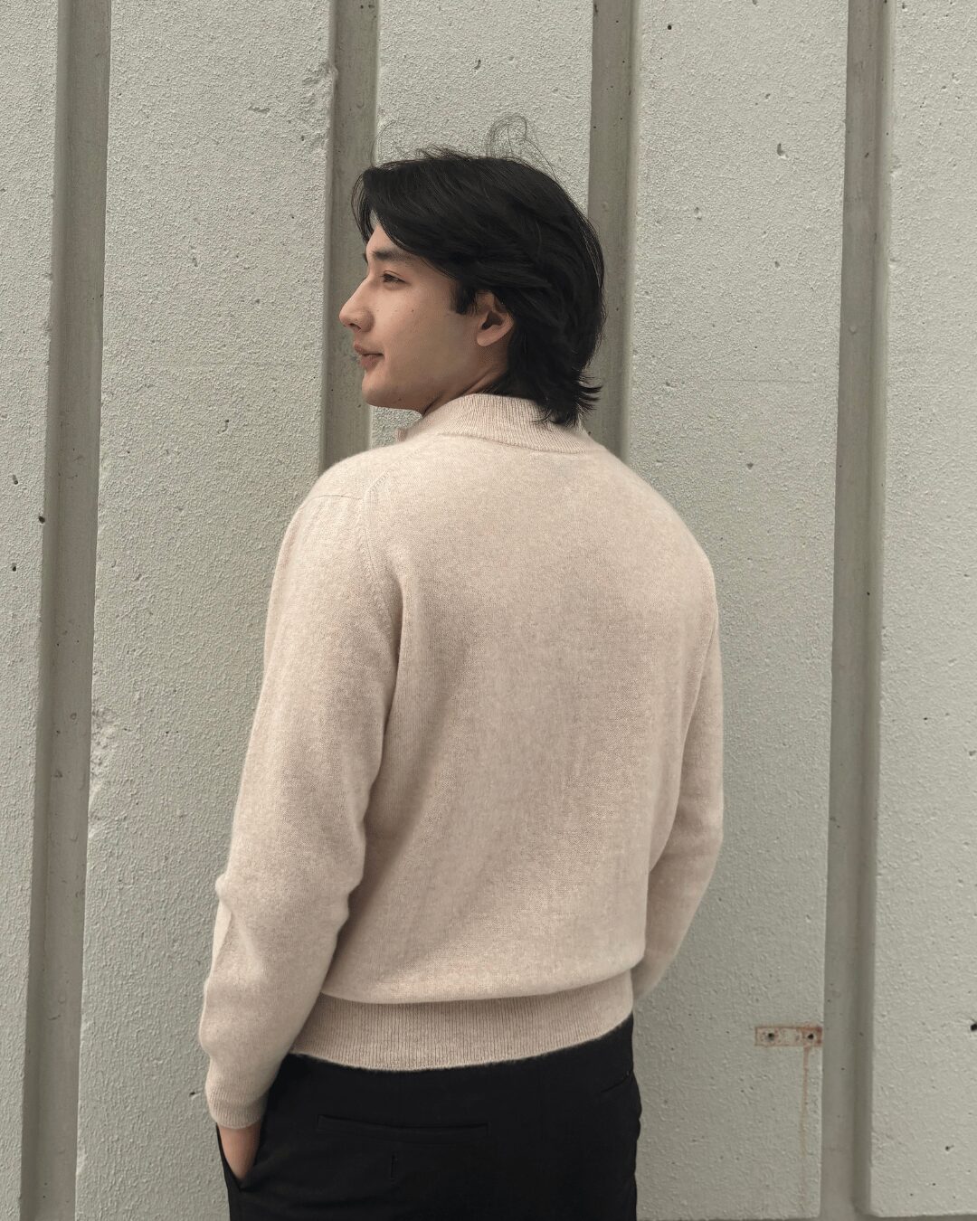 Cashmere Unisex Zip Cardigan - image 2