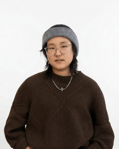 Reversible Alpaca Wool Beanie - image 3