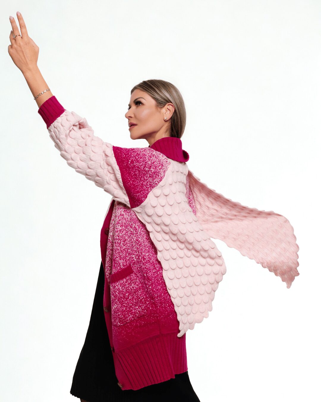 The Aurora Wing Cashmere Coat
