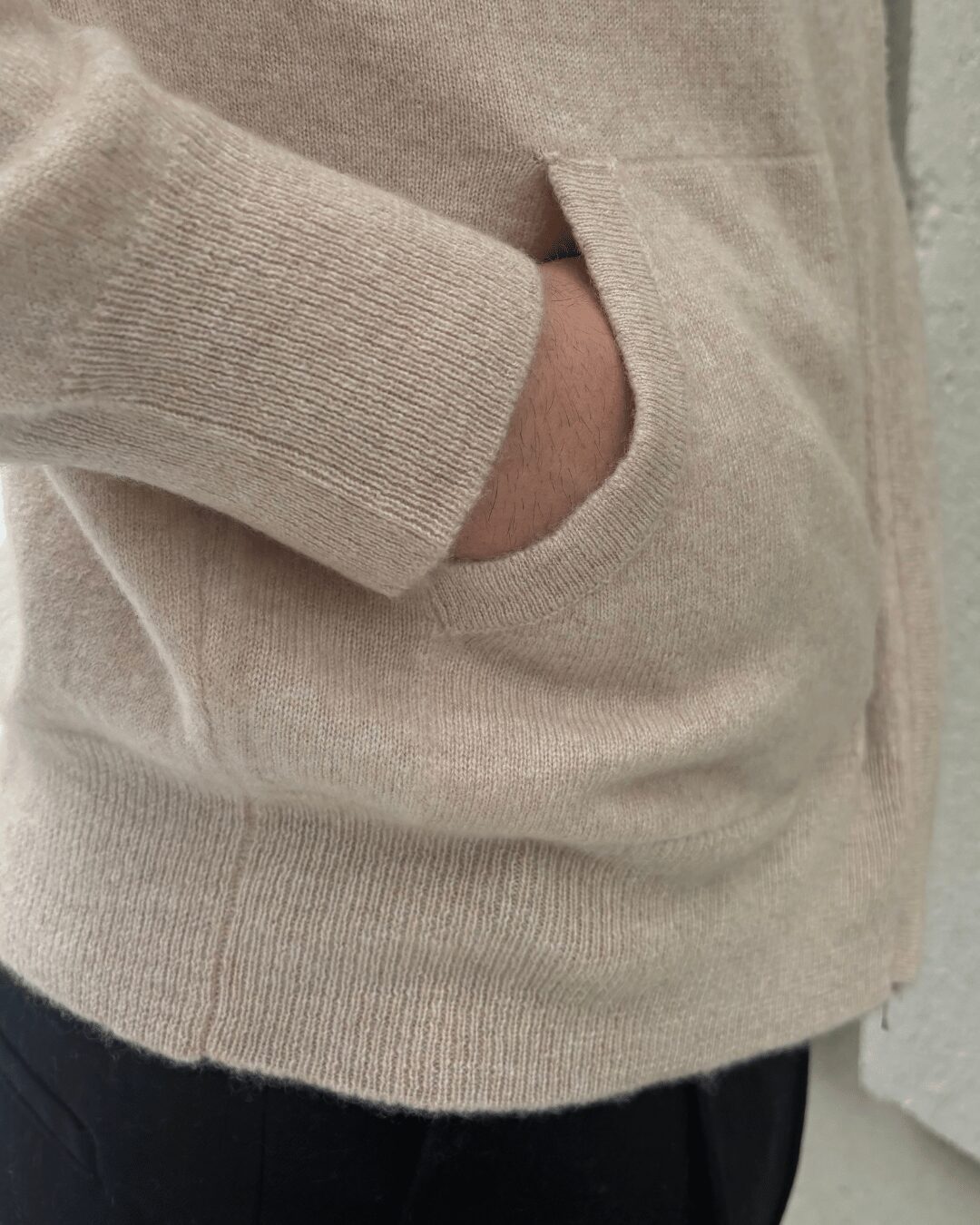 Cashmere Unisex Zip Cardigan - image 3