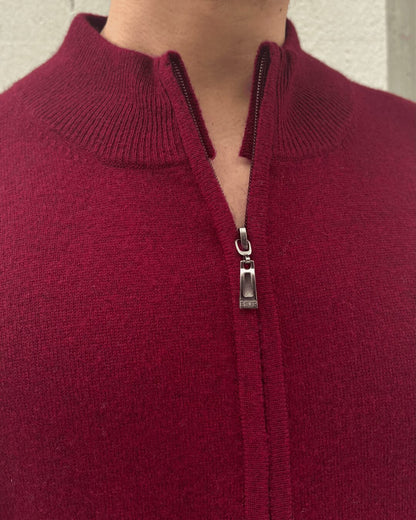 Cashmere Unisex Zip Cardigan - image 8
