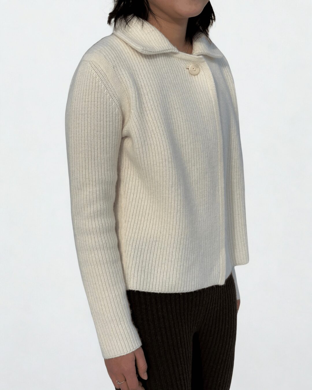 Cashmere Cardigan Poncho - image 4