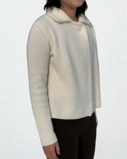 Cashmere Cardigan Poncho - image 4