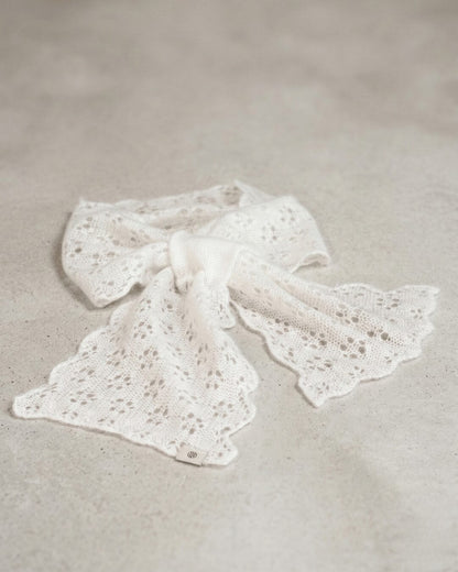 Altai Cashmere Lace Pointelle Scarf - image 4