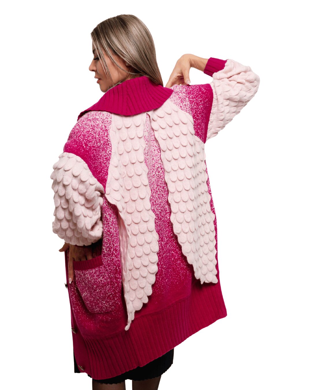 The Aurora Wing Cashmere Coat - image 3