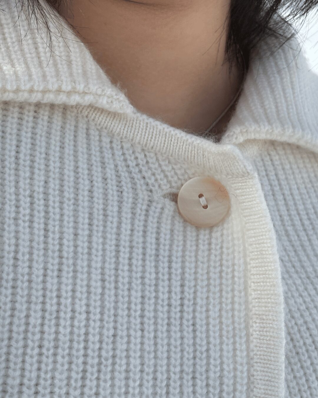 Cashmere Cardigan Poncho - image 5