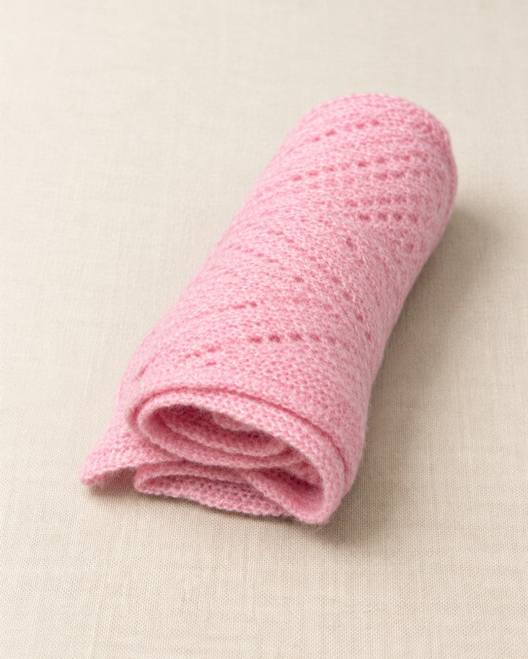 Cashmere Pointelle Triangle Scarf