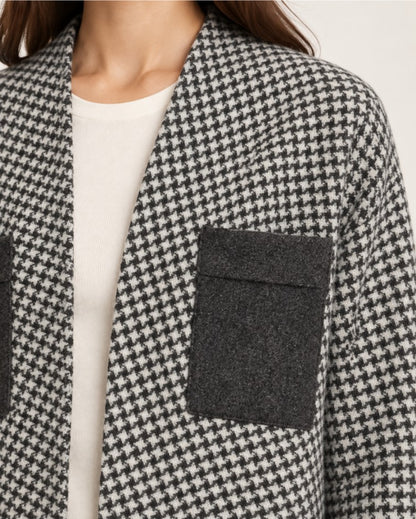 Reversible Mongolian Wool Jacquard Jacket