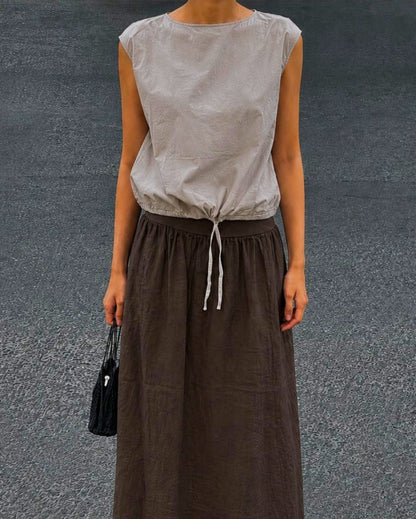Funnel Sleeveless Top