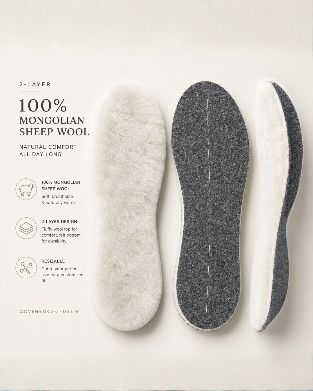 Sheep Skin Insoles