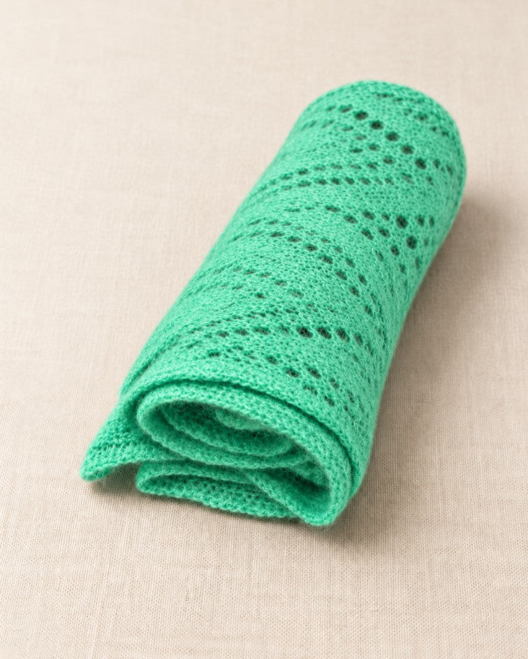 Cashmere Pointelle Triangle Scarf