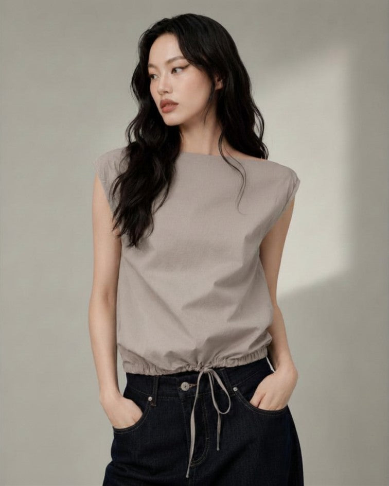 Funnel Sleeveless Top
