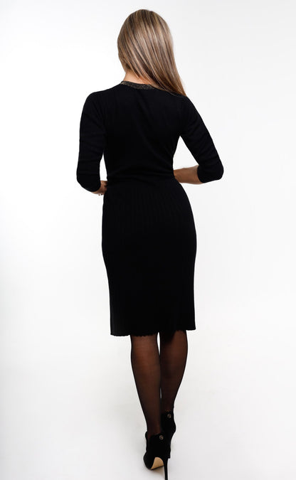 Silk Cashmere Dress - image 4