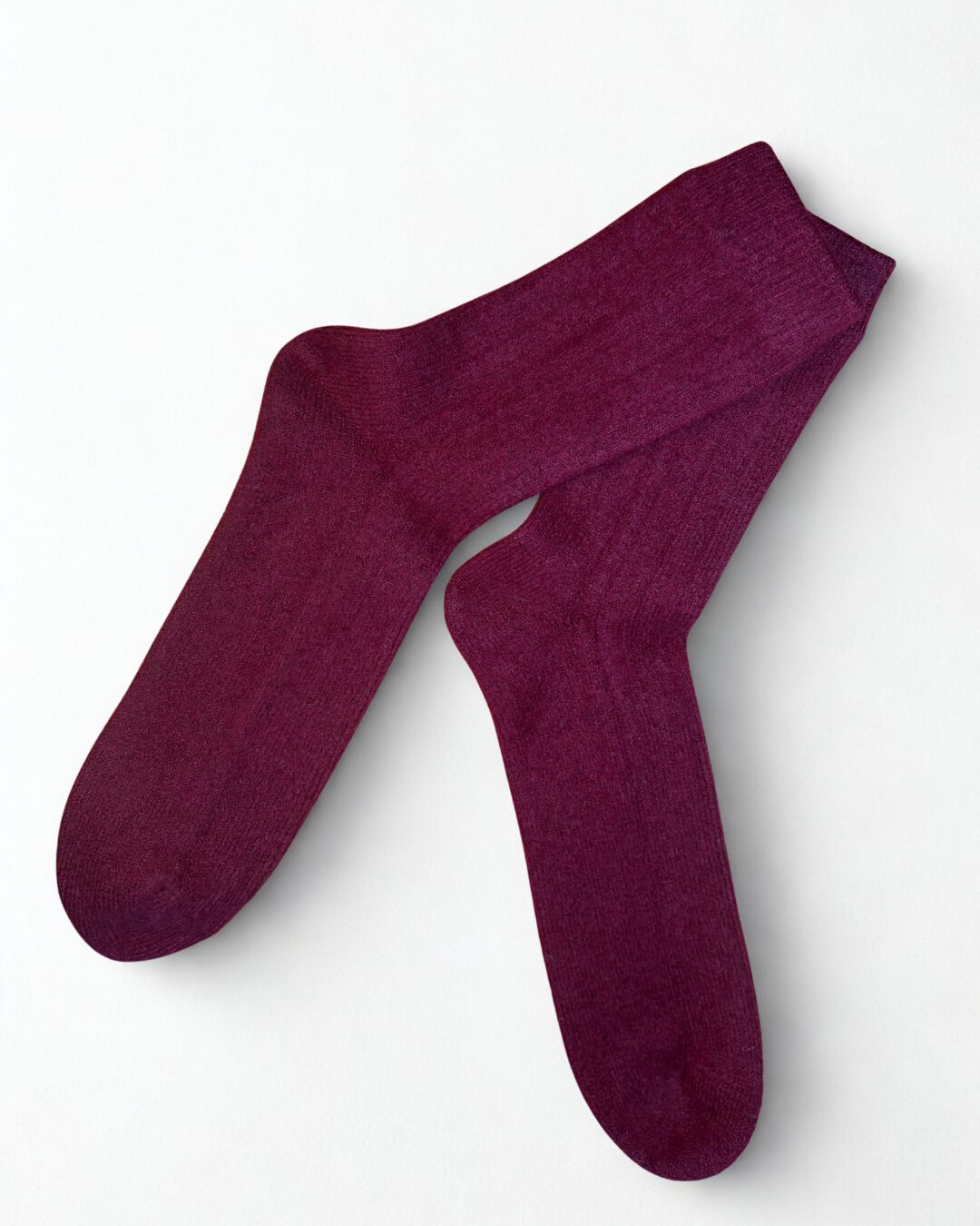 Classic Cashmere Ribbed Socks - image 5