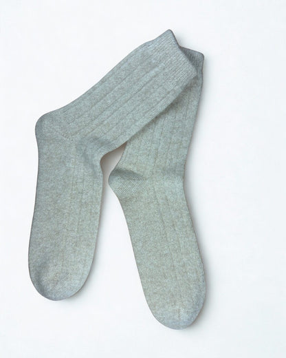 Classic Cashmere Ribbed Socks - image 4