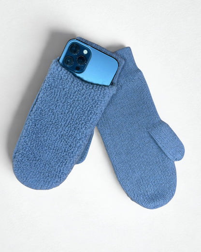 Double Layered Cashmere Mittens