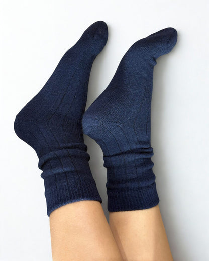 Classic Cashmere Ribbed Socks - image 3