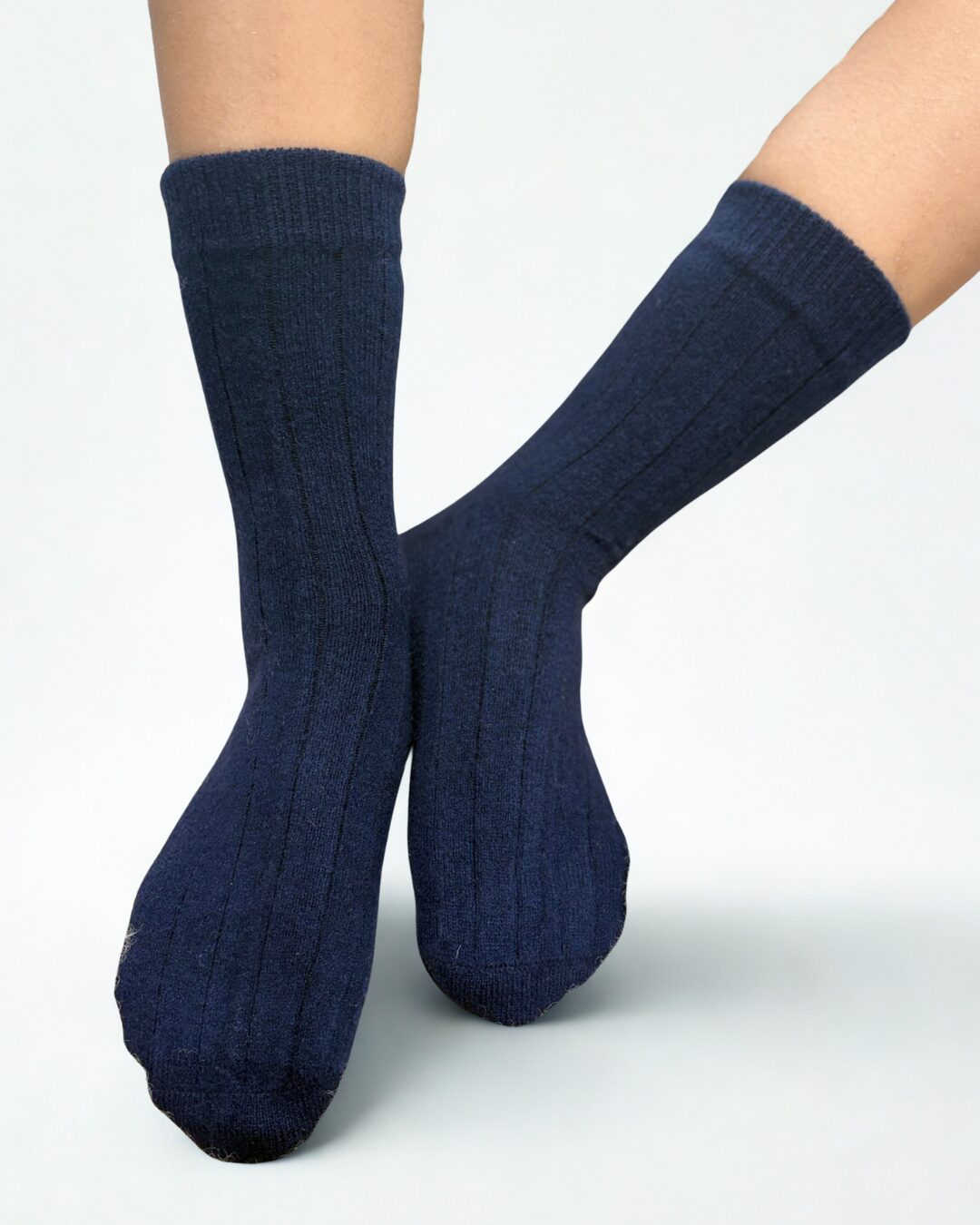 Classic Cashmere Ribbed Socks - image 2