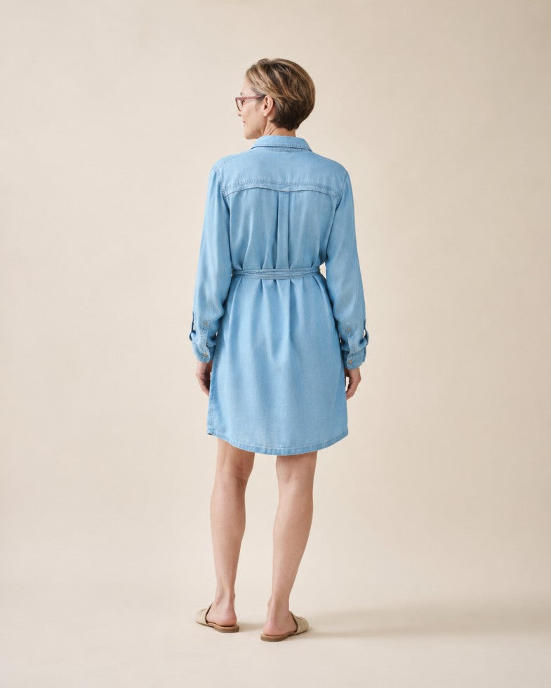Belted Shirt Dress