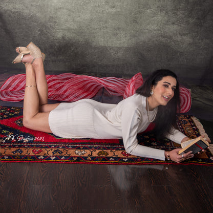 Silk Cashmere Dress - image 2