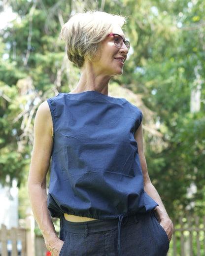 Funnel Sleeveless Top