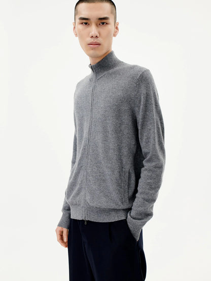 Cashmere Cardigan Men Zip - image 8