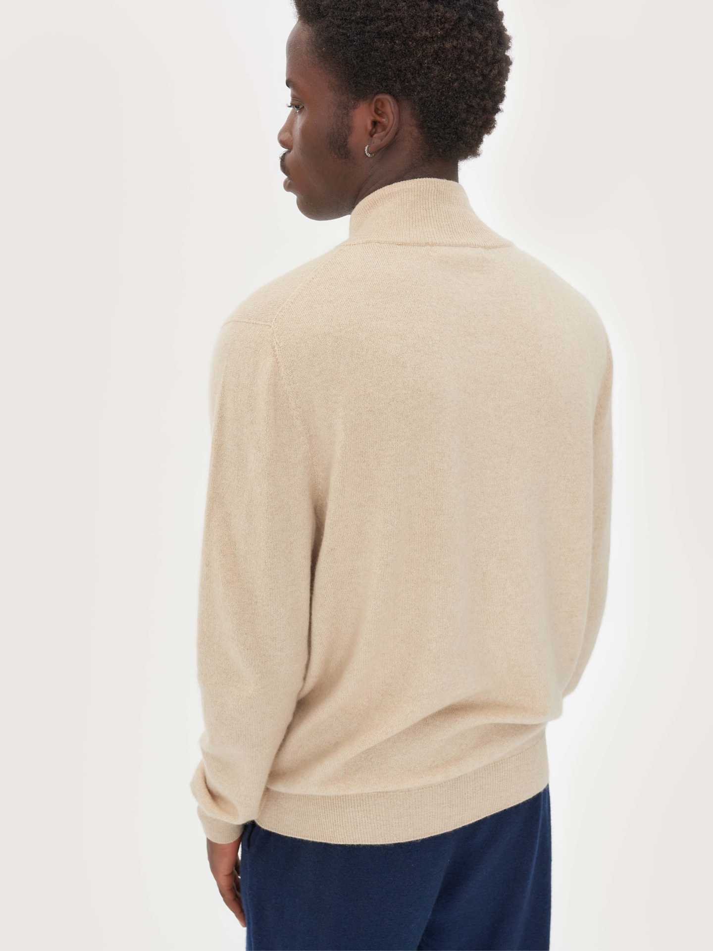 Cashmere Cardigan Men Zip - image 14