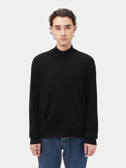 Cashmere Cardigan Men Zip - image 16