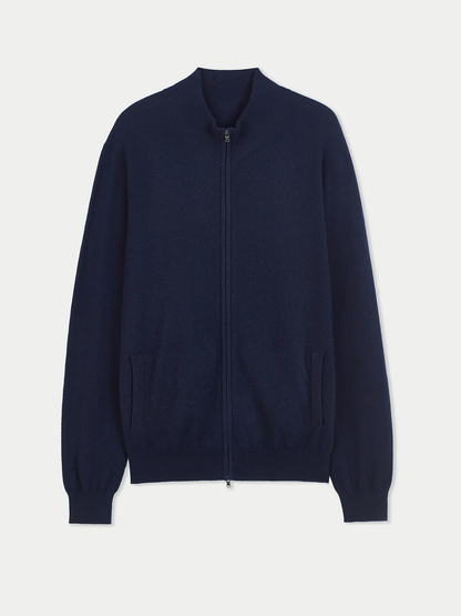 Cashmere Cardigan Men Zip - image 7