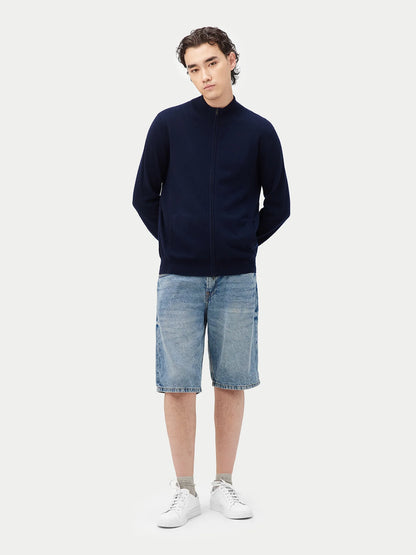Cashmere Cardigan Men Zip - image 5