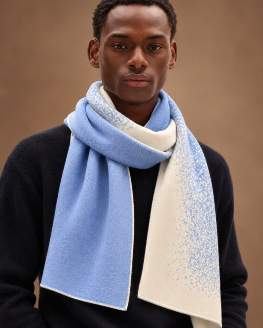 Cashmere 2 Sided Jacquard Scarf
