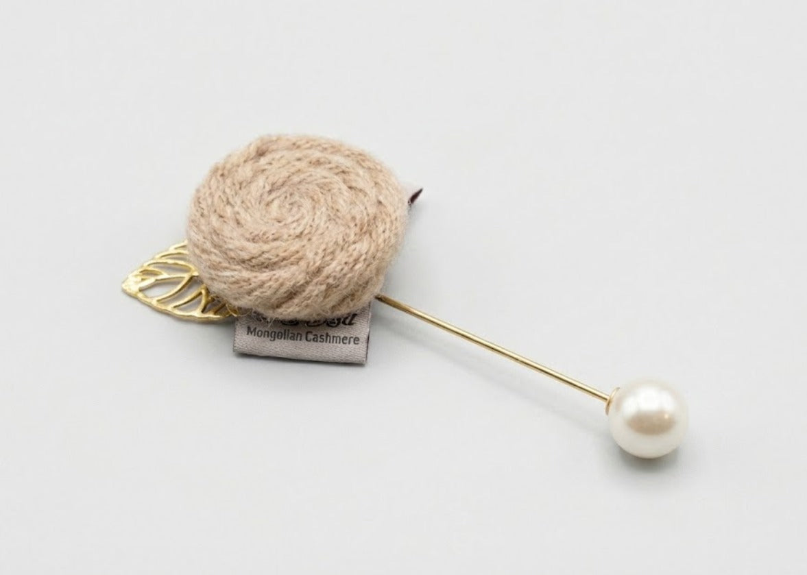 Rose Cashmere Pin - image 2