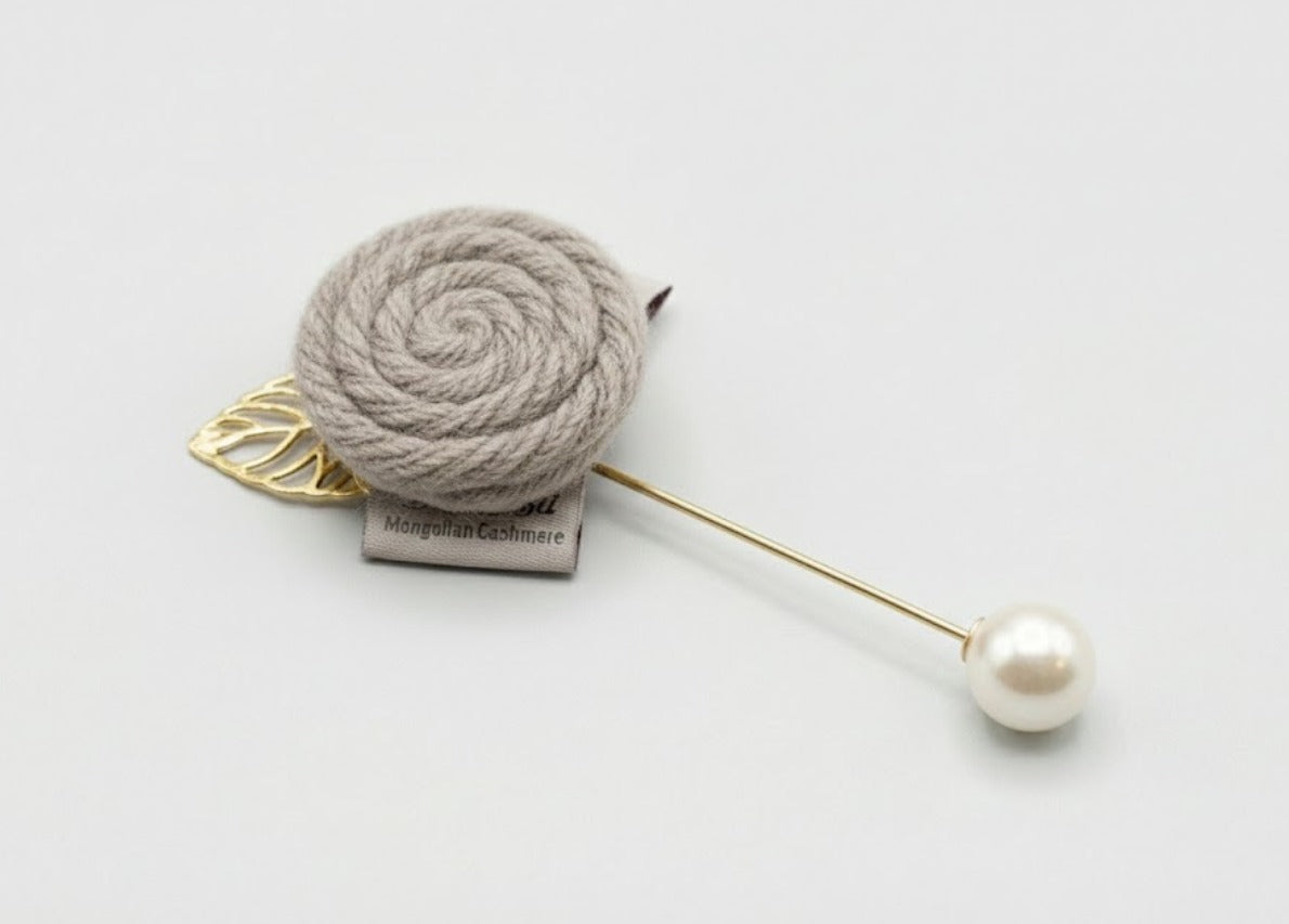 Rose Cashmere Pin - image 4
