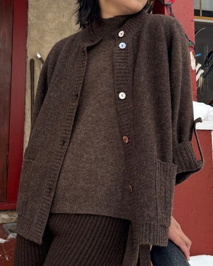 The Mongolian Wool Cinch Cardigan - image 2