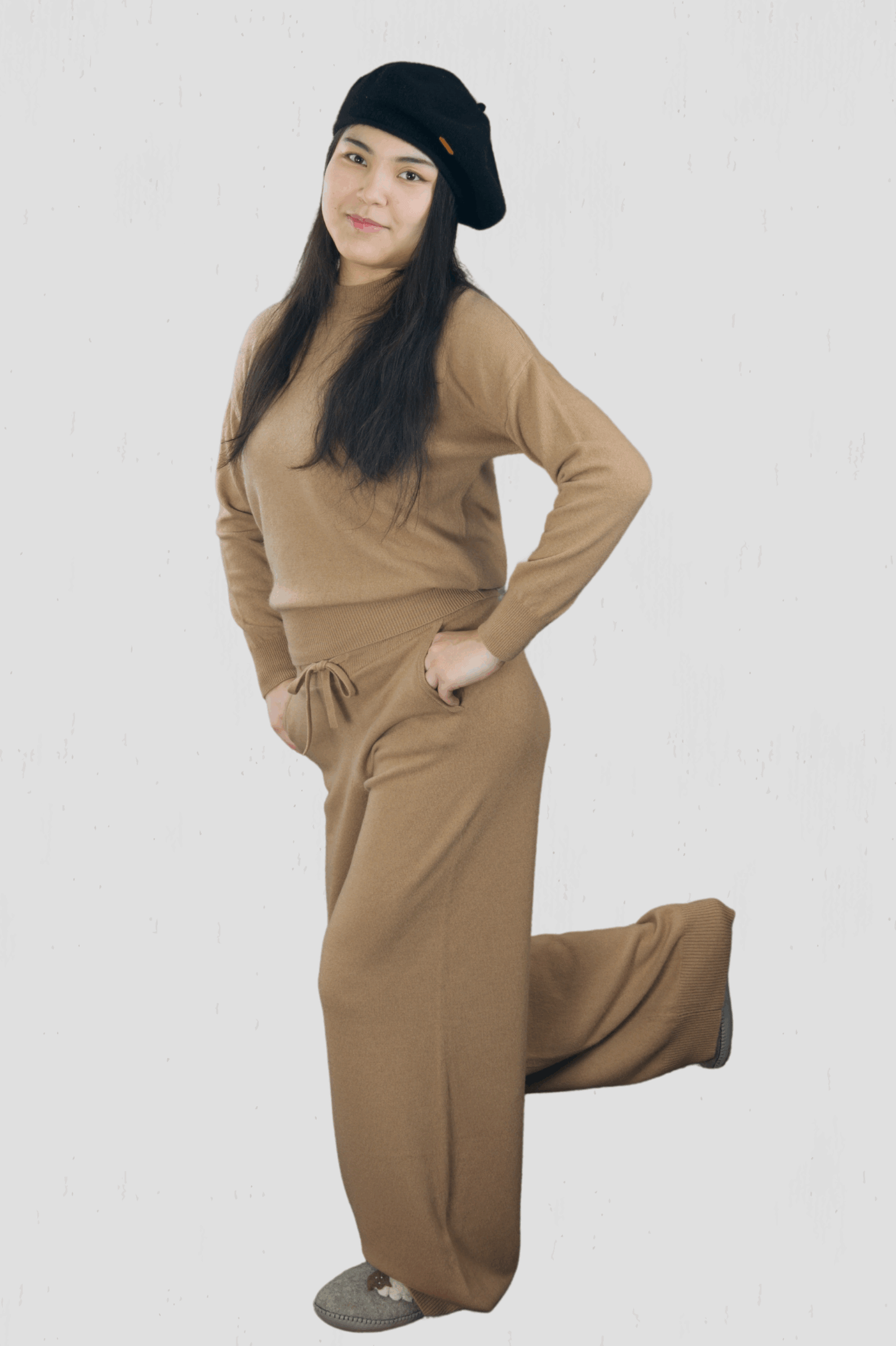 Cashmere Wide Leg Pants - image 2