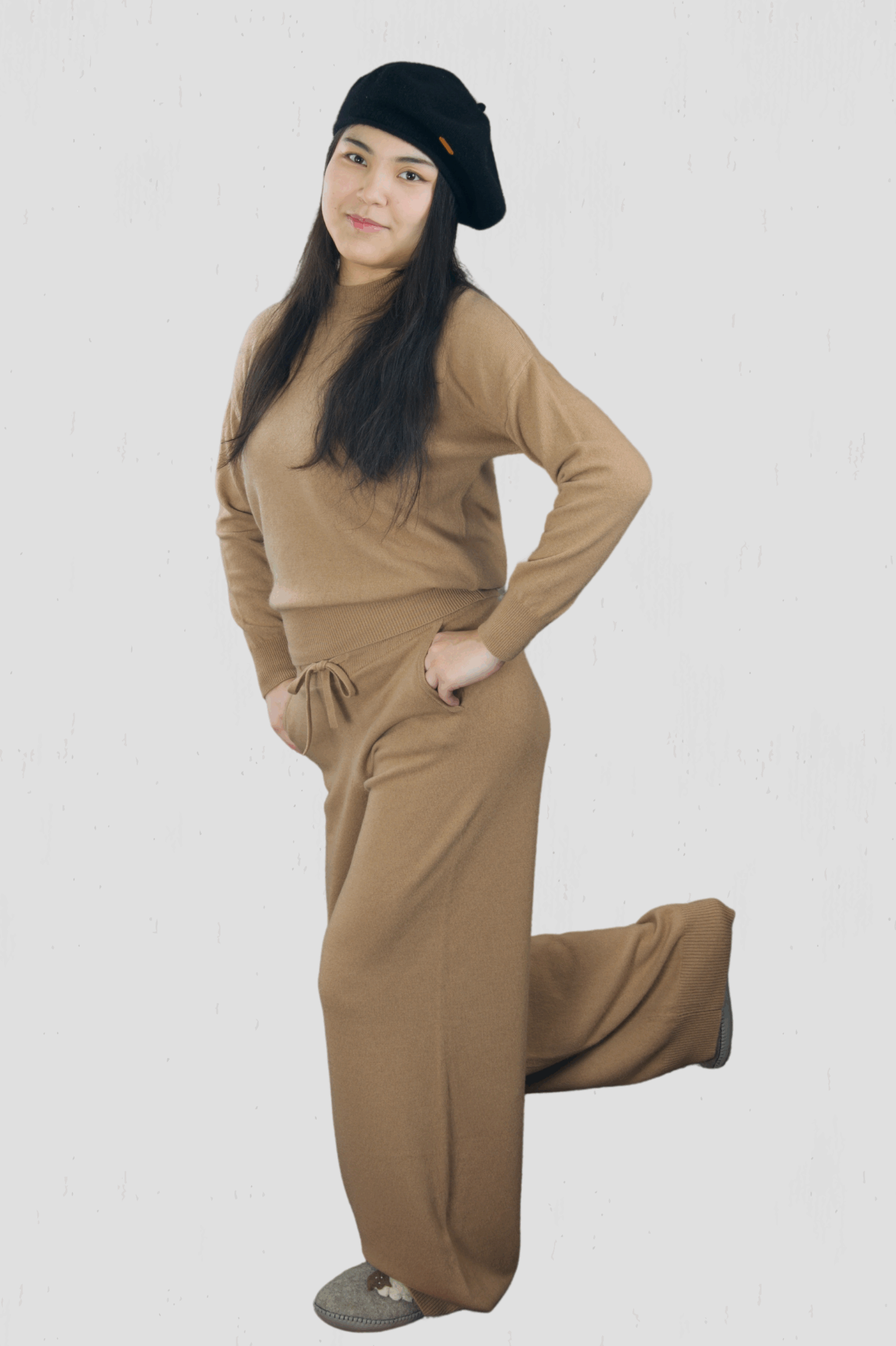 Cashmere Wide Leg Pants - image 2