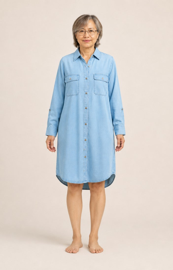 Relaxed Shirt Dress