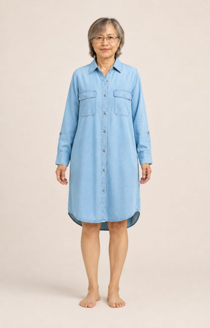 Relaxed Shirt Dress