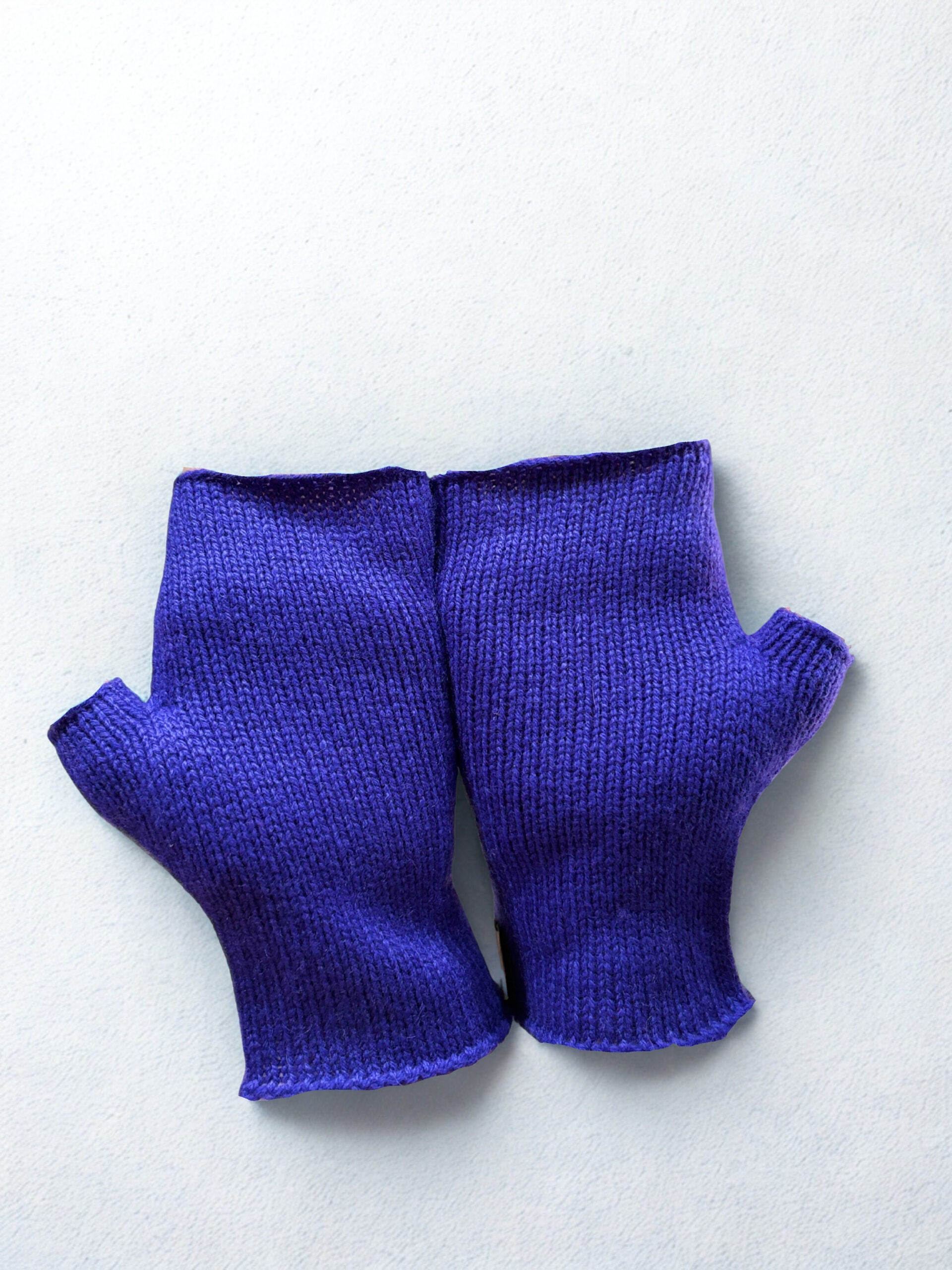 Cashmere Fingerless Gloves - image 2